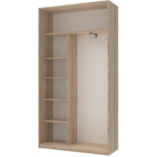 Sliding wardrobe Doros City Light 1200x450x2250 mm Sonoma (42002011)