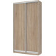 Sliding wardrobe Doros City Light 1200x450x2250 mm Sonoma (42002011)