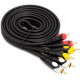 Кабель PowerPlant 3xRCA (M) - 3xRCA (M) 1.5 м (CA911714) Кабель PowerPlant 3xRCA (M) - 3xRCA (M) 1.5 м (CA911714)