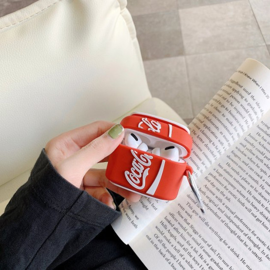 Чохол для Apple AirPods Pro Alitek Баночка Кока-Кола (Coca Cola) + карабін (892130) Чохол для Apple AirPods Pro Alitek Баночка Кока-Кола (Coca Cola) + карабін (892130)