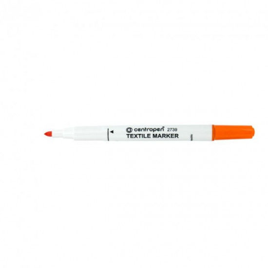 Маркер Centropen Textile 1.8 мм оранжевый (2739/06) Маркер Centropen Textile 1.8 мм оранжевый (2739/06)