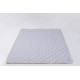 Merino wool mattress cover 220x200 Goodnight Store color Gray / White with gray stripes Merino wool mattress cover 220x200 Goodnight Store color Gray / White with gray stripes
