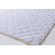Merino wool mattress cover 140x200 Goodnight Store color Blue / White with blue stripes Merino wool mattress cover 140x200 Goodnight Store color Blue / White with blue stripes
