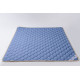 Merino wool mattress cover 140x200 Goodnight Store color Blue / White with blue stripes Merino wool mattress cover 140x200 Goodnight Store color Blue / White with blue stripes