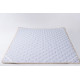 Merino wool mattress cover 160x200 Goodnight Store color Blue / White with blue stripes Merino wool mattress cover 160x200 Goodnight Store color Blue / White with blue stripes