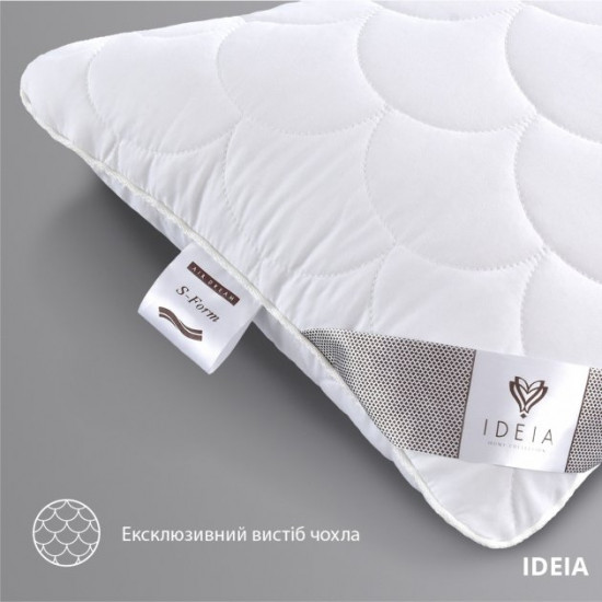 Подушка IDEIA S-Form 40х130 см Белая (4820182653056) Подушка IDEIA S-Form 40х130 см Белая (4820182653056)