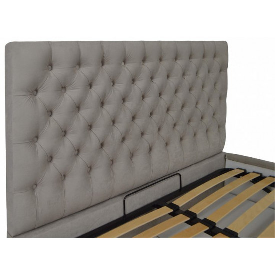 Кровать Cambridge Standart 140 х 200 см Amore 31 Серая Кровать Cambridge Standart 140 х 200 см Amore 31 Серая