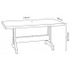 Стіл PAPATYA Престиж 80x140 білий Стіл PAPATYA Престиж 80x140 білий