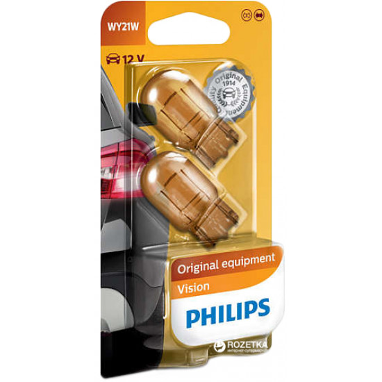 Автолампи Philips WY21W Vision (12071B2) Автолампи Philips WY21W Vision (12071B2)
