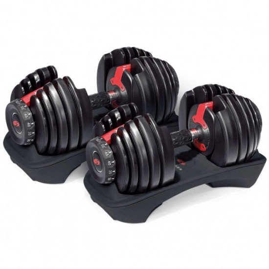 Скамья со стойкой и гантелями Bowflex SelectTech 552i Скамья со стойкой и гантелями Bowflex SelectTech 552i