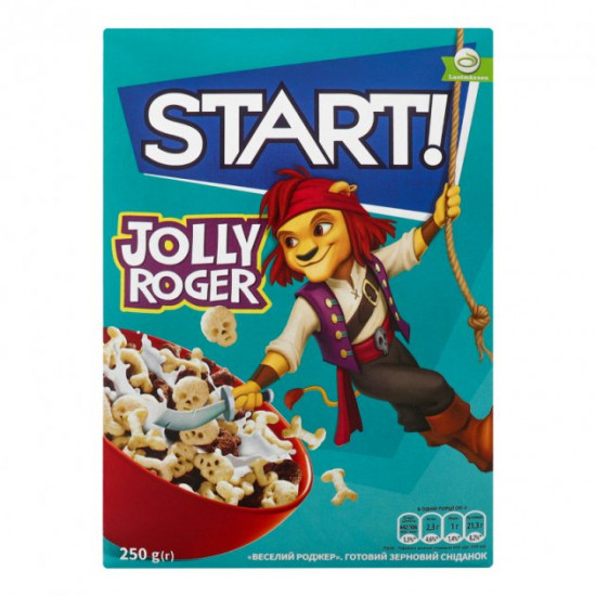 Сухі сніданки Start! Веселий Роджер 250г (4820008123299) Сухі сніданки Start! Веселий Роджер 250г (4820008123299)