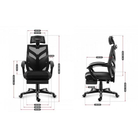 Геймерське крісло HUZARO COMBAT 5.0 Black Геймерське крісло HUZARO COMBAT 5.0 Black