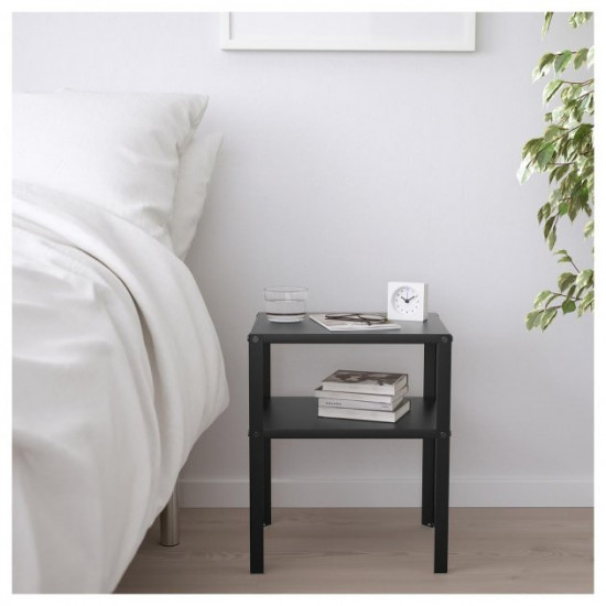 Приліжкова тумба KNARREVIK IKEA 303.811.83 чорний Приліжкова тумба KNARREVIK IKEA 303.811.83 чорний