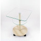 Стіл журнальний Commus Bravo Light 400 Kv6 clear-pepel-bg50 Стіл журнальний Commus Bravo Light 400 Kv6 clear-pepel-bg50