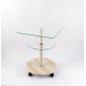 Стіл журнальний Commus Bravo Light 400 Kv6 clear-pepel-bg50 Стіл журнальний Commus Bravo Light 400 Kv6 clear-pepel-bg50