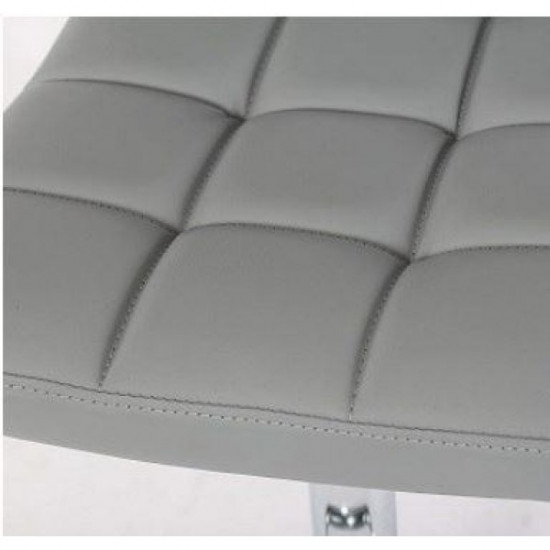 Bar chair chrome/eco leather Daniel Group SDM Gray Bar chair chrome/eco leather Daniel Group SDM Gray