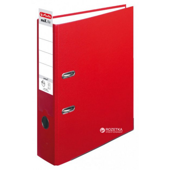 Папка-регистратор Herlitz maX.file Protect А4 80 мм Красная (5480306) Папка-регистратор Herlitz maX.file Protect А4 80 мм Красная (5480306)