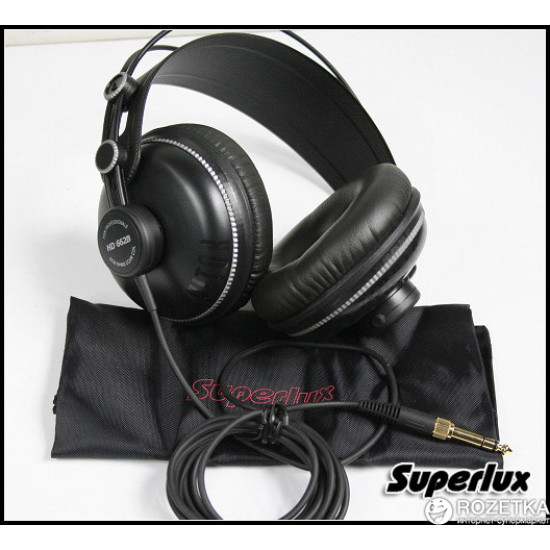 Headphones Superlux HD662B Black Headphones Superlux HD662B Black