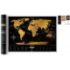 Скретч-карта світу 1DEA.me Travel Map Black World (BW) Скретч-карта світу 1DEA.me Travel Map Black World (BW)