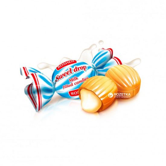 Milk caramel Roshen Milk drop 1 kg (4823077604591) Milk caramel Roshen Milk drop 1 kg (4823077604591)