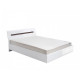 Double bed for the bedroom made of chipboard 180*200 Azteca Gerbor with lamella frame Double bed for the bedroom made of chipboard 180*200 Azteca Gerbor with lamella frame