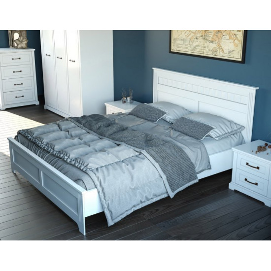 Кровать Aqua Rodos Бьянка без ламели 160х200 см Белый матовый ordf (АР000031929) Кровать Aqua Rodos Бьянка без ламели 160х200 см Белый матовый ordf (АР000031929)