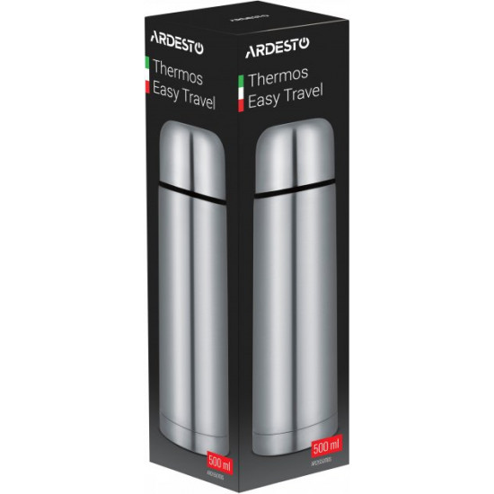Термос Ardesto Easy Travel 500 мл Серый (AR2650TBS) Термос Ardesto Easy Travel 500 мл Серый (AR2650TBS)