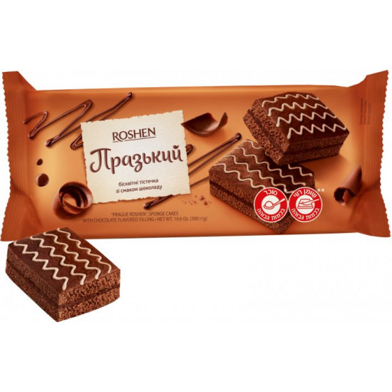 Бісквіт Roshen Празький 300 г (4823077629402) Бісквіт Roshen Празький 300 г (4823077629402)