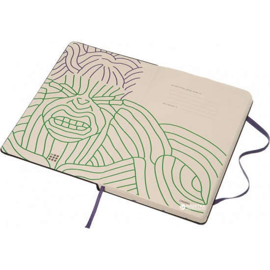 Moleskine Avengers Notebook 13 x 21 cm 240 Lined Pages Hulk (8055002852715)