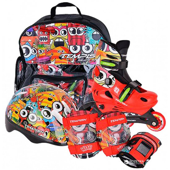 Roller skates sliding Tempish Monster Baby skate size 34-37 Red (1000000005/34-37) Roller skates sliding Tempish Monster Baby skate size 34-37 Red (1000000005/34-37)