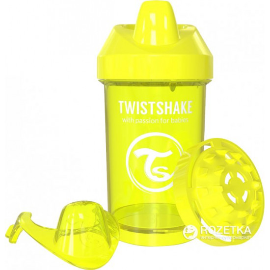 Чашка-непроливайка Twistshake 300 мл Жовта (7350083120663) Чашка-непроливайка Twistshake 300 мл Жовта (7350083120663)