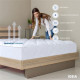 Quilted mattress cover IDEIA Home Collection Lux Elite with edge 200x200 cm White (4820182655531) Quilted mattress cover IDEIA Home Collection Lux Elite with edge 200x200 cm White (4820182655531)