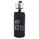 Стеклянная бутылка My Bottle 420 мл с ситечком для заварки серебряный Стеклянная бутылка My Bottle 420 мл с ситечком для заварки серебряный