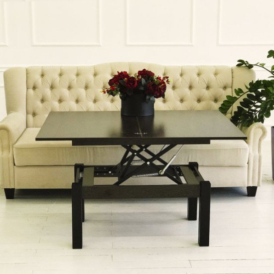 Transformable coffee table for the living room B-Fly laminated chipboard/wenge wood Artinhead Transformable coffee table for the living room B-Fly laminated chipboard/wenge wood Artinhead