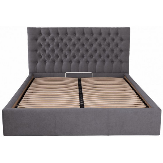 Кровать Cambridge Standart 140 х 200 см Мисти Dark Grey Темно-серая Кровать Cambridge Standart 140 х 200 см Мисти Dark Grey Темно-серая