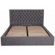 Кровать Cambridge Standart 140 х 200 см Мисти Dark Grey Темно-серая Кровать Cambridge Standart 140 х 200 см Мисти Dark Grey Темно-серая