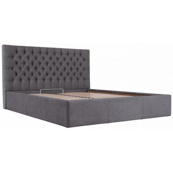 Кровать Cambridge Standart 140 х 200 см Мисти Dark Grey Темно-серая Кровать Cambridge Standart 140 х 200 см Мисти Dark Grey Темно-серая