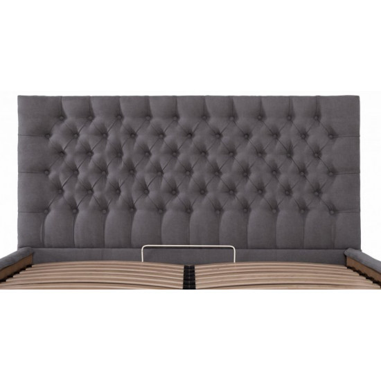 Кровать Cambridge Standart 140 х 200 см Мисти Dark Grey Темно-серая Кровать Cambridge Standart 140 х 200 см Мисти Dark Grey Темно-серая