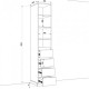 Hinged wardrobe FlashNika Hold 26 Nymphea alba + milky oak Hinged wardrobe FlashNika Hold 26 Nymphea alba + milky oak