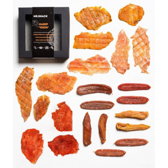 Set of meat snacks MrSnack Chicken 550g Set of meat snacks MrSnack Chicken 550g