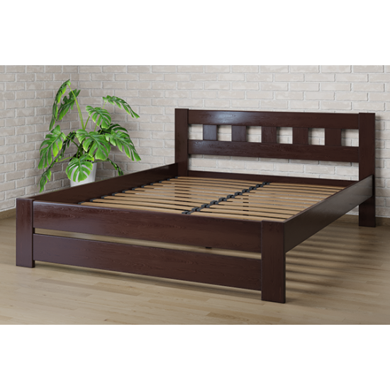 Кровать Camelia Сакура 120х190 Горіх темний Сосна Лак Кровать Camelia Сакура 120х190 Горіх темний Сосна Лак
