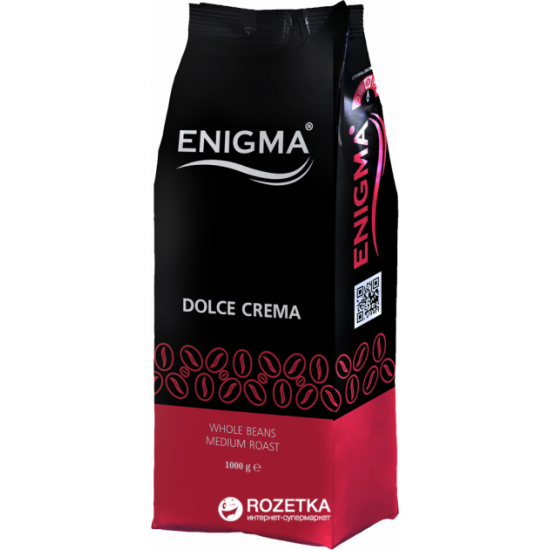 Кофе в зернах Enigma Dolce Crema 1 кг (4820163370538) Кофе в зернах Enigma Dolce Crema 1 кг (4820163370538)