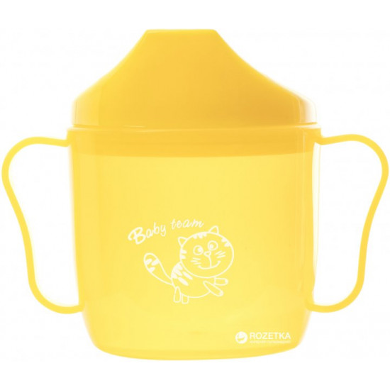 Поільник зі спаутом Baby Team жовтий 180 мл (5007_жовтий) Поільник зі спаутом Baby Team жовтий 180 мл (5007_жовтий)