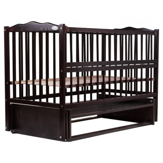 Ліжко Babyroom Веселка маятник, відкидний бік DVMO-2 бук венге Ліжко Babyroom Веселка маятник, відкидний бік DVMO-2 бук венге