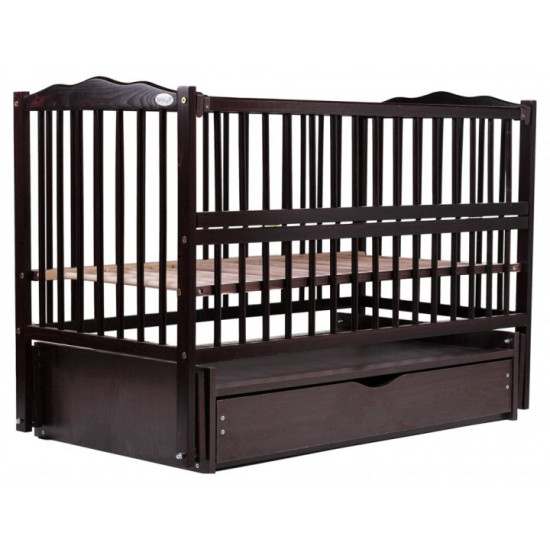 Ліжко Babyroom Веселка маятник, ящик, відкидний бік DVMYO-3 бук венге Ліжко Babyroom Веселка маятник, ящик, відкидний бік DVMYO-3 бук венге