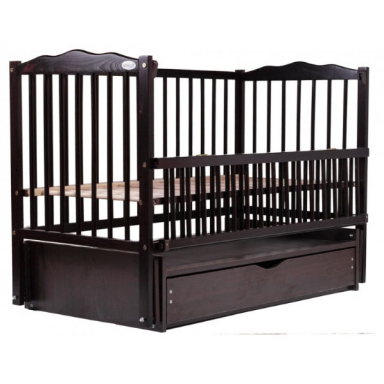 Ліжко Babyroom Веселка маятник, ящик, відкидний бік DVMYO-3 бук венге Ліжко Babyroom Веселка маятник, ящик, відкидний бік DVMYO-3 бук венге