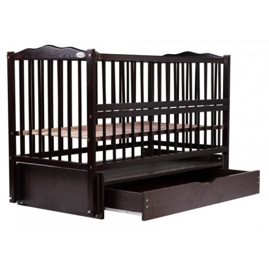 Ліжко Babyroom Веселка маятник, ящик, відкидний бік DVMYO-3 бук венге Ліжко Babyroom Веселка маятник, ящик, відкидний бік DVMYO-3 бук венге