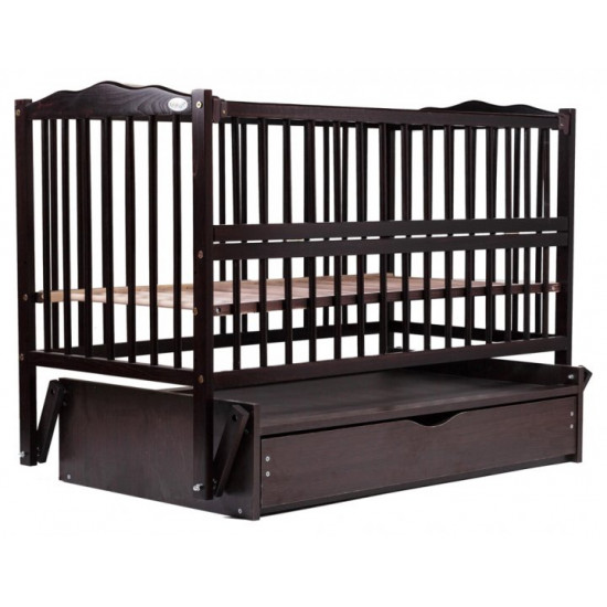 Ліжко Babyroom Веселка маятник, ящик, відкидний бік DVMYO-3 бук венге Ліжко Babyroom Веселка маятник, ящик, відкидний бік DVMYO-3 бук венге
