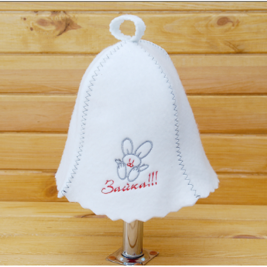 Women's sauna hat Bunny, white Women's sauna hat Bunny, white