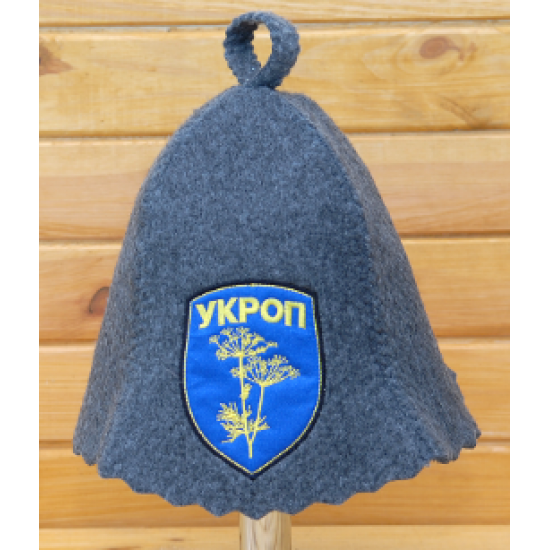 Шапка для сауни Кріп, сіра Шапка для сауни Кріп, сіра